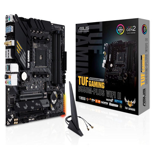 Asus TUF B550M-PLUS WIFI II AM4 DDR4 m-ATX Hot on Sale