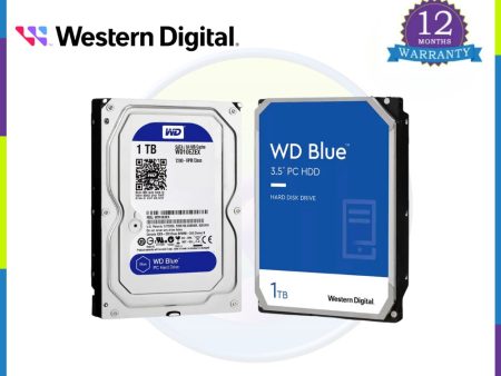 Western Digital WD10EZEX-00BBHA0 1TB 7200RPM 64MB SATA Hard Disk Blue | Wesrtern Digital 3.5 1TB HDD Hot on Sale