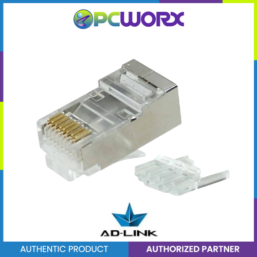 Adlink RJ45 Connector Shielded for CAT6 (100pcs per Jar box) Cheap