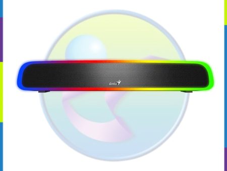 Genius USB SoundBar 200BT Bluetooth Soundbar with RGB Lighting For Cheap