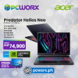 Acer Helios Neo PHN16-71-59FC NVIDIA® GeForce RTX™ 4060, 8GB Gaming Laptop | Free Orion Monitor Online now