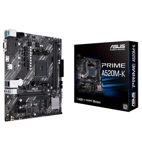 Asus Prime A520M-K DDR4 AM4 AVL mATX on Sale